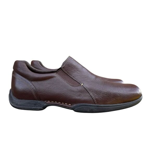 Cole Haan Men's Slip-On Loafers Brown Leather Size 8  Shoes - Picture 1 of 11